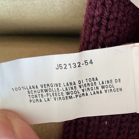 Armani Collezioni Men's Maroon Sweater. Size XXL - Picture 8 of 10